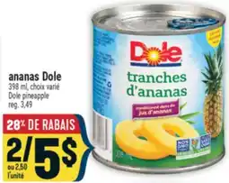 Marché Adonis ANANAS DOLE | DOLE PINEAPPLE offer