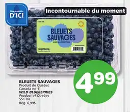 Marches Tradition WILD BLUEBERRIES offer