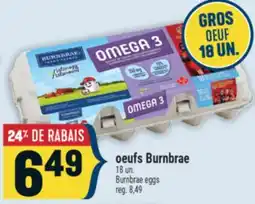 Marché Adonis OEUFS BURNBRAE | BURNBRAE EGGS offer
