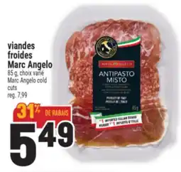 Marché Adonis VIANDES FROIDES MARC ANGELO | MARC ANGELO COLD CUTS offer