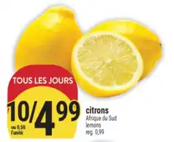 Marché Adonis citrons offer