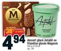 Marché Adonis DESSERT GLACÉ ANTABLI OU FRIANDISE GLACÉE MAGNUM offer