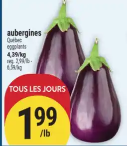Marché Adonis AUBERGINES | EGGPLANTS offer