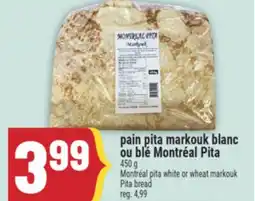 Marché Adonis Montréal pita white or wheat markouk offer