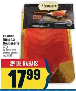 Marché Adonis SAUMON FUMÉ LA BOUCANERIE | LA BOUCANERIE SMOKED SALMON offer