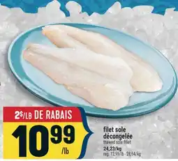 Marché Adonis FILET SOLE DÉCONGELÉE | THAWED SOLE FILLET offer