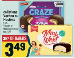 Marché Adonis COLLATIONS VACHON OU HOSTESS | VACHON OR HOSTESS SNACKS offer