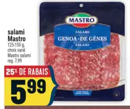 Marché Adonis Mastro salami offer