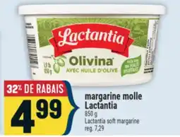 Marché Adonis MARGARINE MOLLE LACTANTIA | LACTANTIA SOFT MARGARINE offer