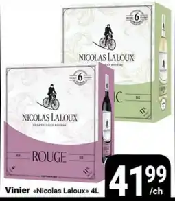 Pasquier Vinier Nicolas Laloux offer
