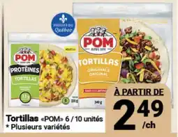 Pasquier Tortillas POM offer