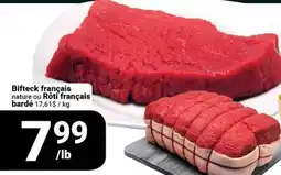 Pasquier Bifteck français nature ou Rôtí français bardé offer