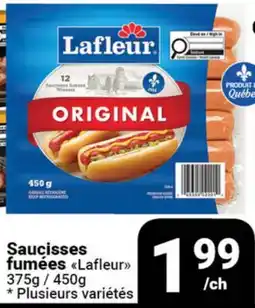 Pasquier Saucisses fumées Lafleur offer