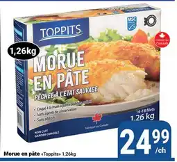 Pasquier Morue en pâte Toppits offer