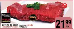 Pasquier Bavette de bœuf nature ou marinée offer