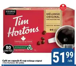 Pasquier Café en capsule K-cup mélange original Tim Hortons offer