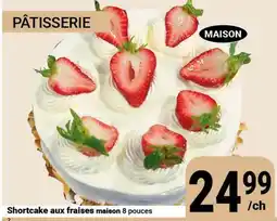 Pasquier Shortcake aux fraises maison offer