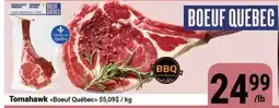 Pasquier Tomahawk Boeuf Québec offer