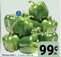 Pasquier Poivrons verts offer
