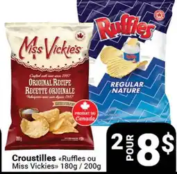 Pasquier Croustilles Ruffles ou Miss Vickies offer