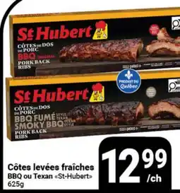 Pasquier Côtes levées fraîches BBQ ou Texan St-Hubert offer