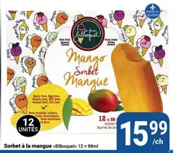 Pasquier Sorbet à la mangue Bilboquet offer