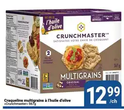 Pasquier Craquelins multigrains à l'huile d'olive Crunchmaster offer