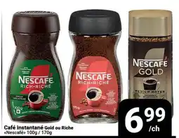 Pasquier Café instantané Gold ou Riche Nescafé offer