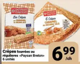 Pasquier Crêpes fourrées ou régulières Paysan Breton offer