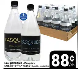 Pasquier Eau gazéifiée Pasquier offer