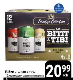 Pasquier Bière La Bittt à Tibi offer