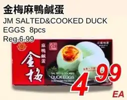Foody World JM salted & cooked duck eggs offer