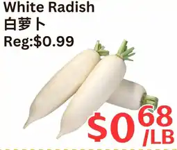Farm Fresh Supermarket White Radish offer