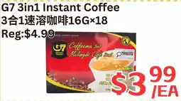 Farm Fresh Supermarket G7 3in1 Instant Coffee offer