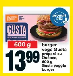 Super C BURGER VÉGÉ GUSTA | GUSTA VEGGIE BURGER offer