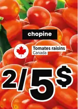Val-Mont Tomates raisins Canada offer
