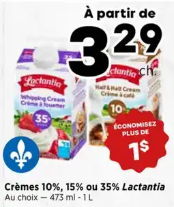 Val-Mont Crèmes 10%, 15% ou 35% Lactantia offer