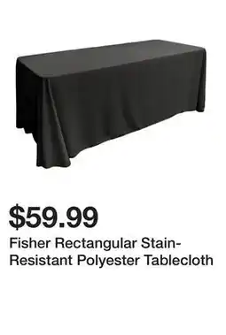 Wayfair Fisher Rectangular Stain-Resistant Polyester Tablecloth offer