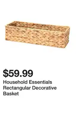 Wayfair Household Essentials Rectangular Decorative Basket offer