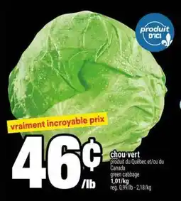 Super C CHOU VERT offer