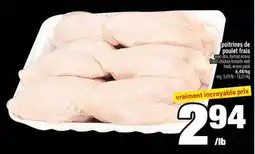 Super C POITRINES DE POULET FRAIS offer