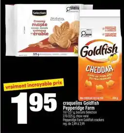 Super C CRAQUELINS GOLDFISH PEPPERIDGE FARM offer