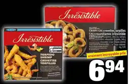 Super C Irresistible Torpedo Shrimp or Crispy Calamari offer