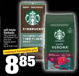 Super C café moulu Starbucks offer