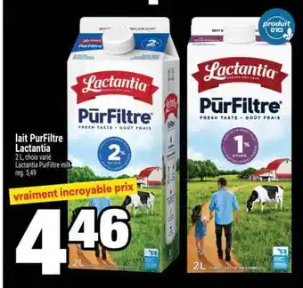 LAIT PURFILTRE LACTANTIA