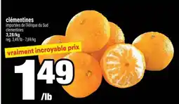 Super C CLEMENTINES offer