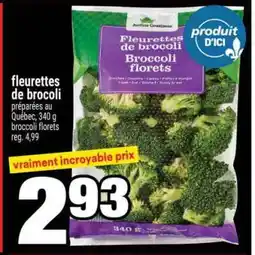 Super C fleurettes de brocoli offer