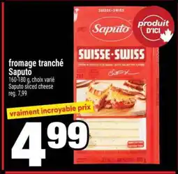 Super C FROMAGE TRANCHÉ SAPUTO offer