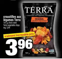 Super C CROUSTILLES AUX LÉGUMES TERRA offer