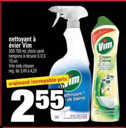 Super C nettoyant à évier Vim offer